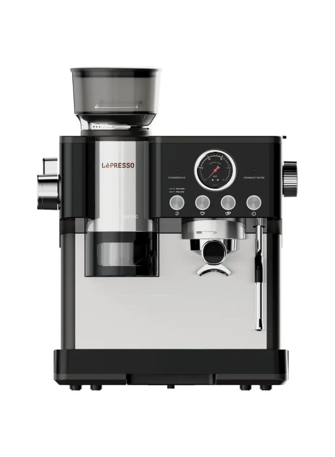 LePresso Maestro Semi-Automatic Coffee Machine Smart Tamping System - Black - Image 3