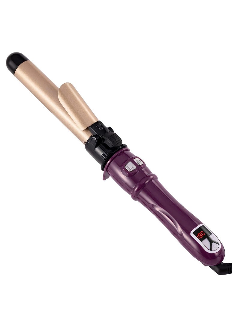 Sharpdo Automatic Curling Iron Wand, Rotating Hair Curler for Long Hair, Auto Hair Styling Curler Dual Voltage Ceramic Tourmaline Curling Iron 1.1inch, 28mm - Image 1