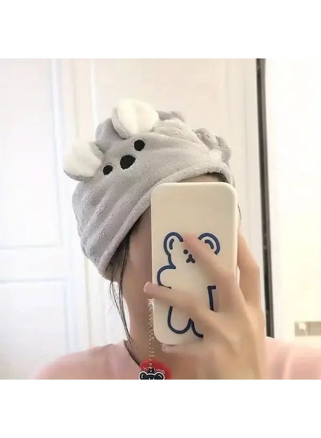 2pcs Ear Hair Towel Wrap Quick Dry Microfiber Shower Bath Spa - Image 4