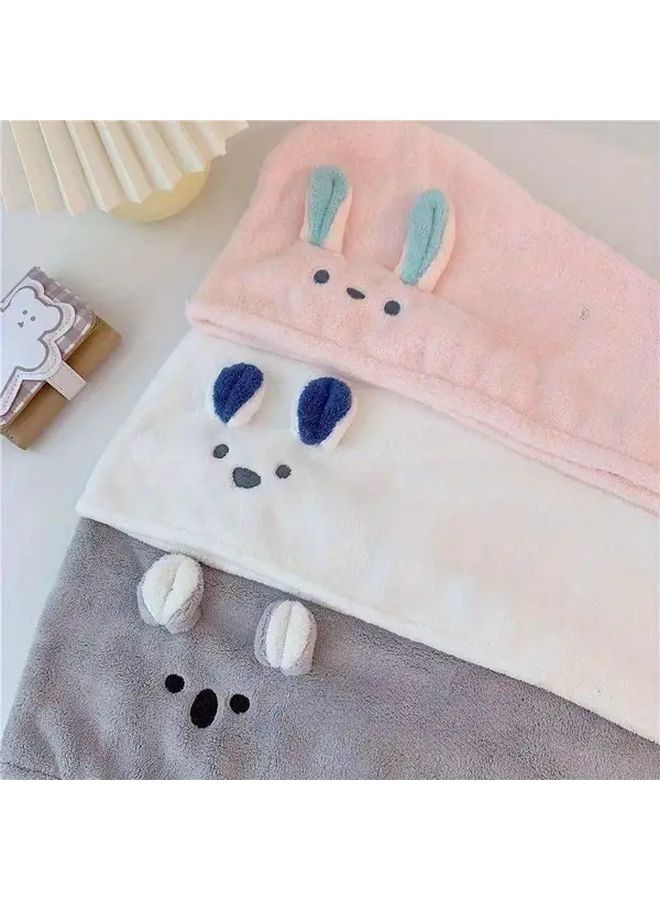 2pcs Ear Hair Towel Wrap Quick Dry Microfiber Shower Bath Spa - Image 5