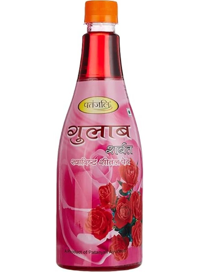 Patanjali Gulab Sharbat 750m - Image 1