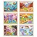 SYNARRY Wooden Dinosaur Puzzles for Kids Ages 46 6 Packs 60 PCs Jigsaw Puzzles Educational Toys Gifts for Children Ages 48 Easter Basket Stuffers Gifts Toys for Kids - Image 4