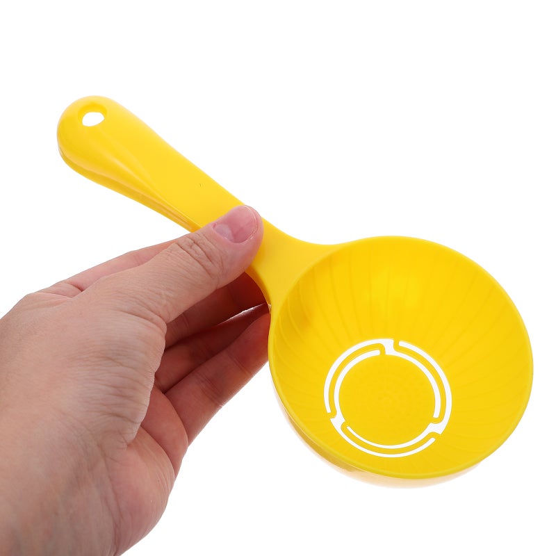 🍳 ملعقة أرز صفراء غير لاصقة مقاومة للحرارة للاستخدام المنزلي 10 قطع - Image 2