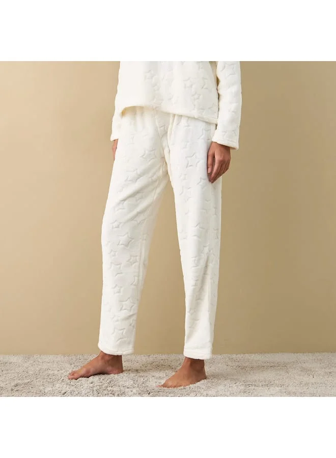 Splash FAV Textured Hooded Top and Pyjama Set