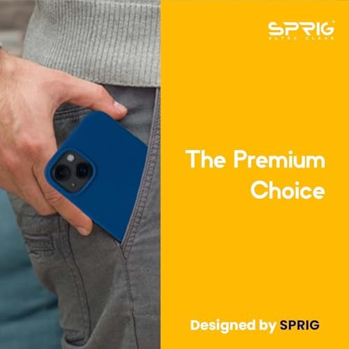 SPRIG Compatible with iQOO 9 SE Premium SilkTone Back Cover Drop Tested Shock Proof Mobile Case for Men, Women, Boys and Girls with Camera Protection (Denim Blue) - Image 5