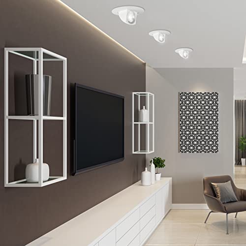 Feit Electric 5-6 inch LED Directional Recessed Downlight, 9.4W (75W Equivalent), 2700K–5000K Selectable Colors, Dimmable, 850 Lumen, 50,000-Hour Lifetime, LEDR56SCP/6WYCA - Image 5