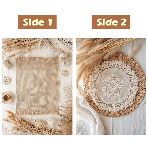 HomeArt Sheet 2 in 1 Product Photography Backdrop 3D Flat Lay Tabletop Double-Sided 20x29 Photo Background PVC Wrinkle Free for Small Products Food, Cosmetics Shoot (Combo 21) - Image 3