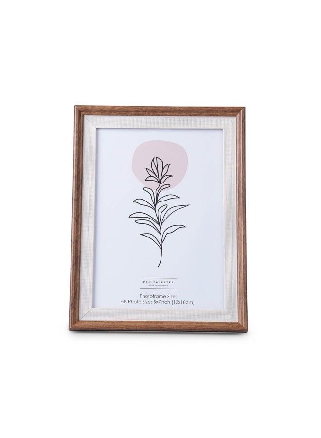 Pan Home إطار صور كلايمور | بلاستيك | 16x21 سم | بني | عمودي، تشطيب غير لامع - Image 2