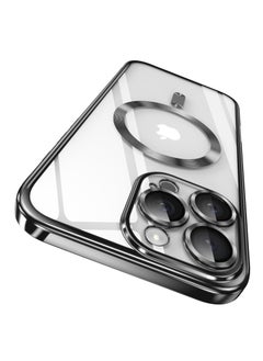 Houmt iPhone 16 Pro Case Cover with MagSafe Full Camera Lens Protector Fashionable Electroplated Magnetic Suction Full Covered Shockproof Phone Cover  for iPhone 16 Pro  - Image 1
