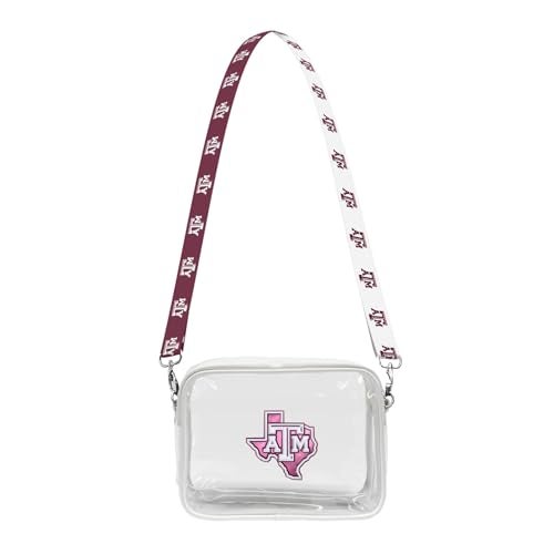 Littlearth Texas AM Aggies NCAA Clear Fanny Fan Purse - Image 1