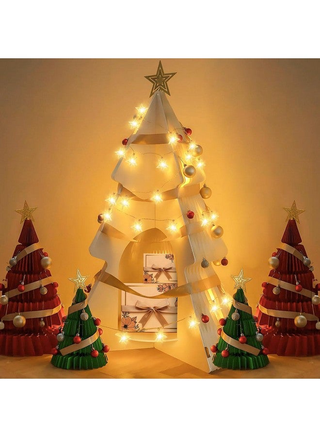 Gesto أضواء النجوم المتسلسلة من جيستو للزينة - 14 ضوء نجمي LED مقاوم للماء داخلي وخارجي لتزيين المنزل، تزيين شجرة عيد الميلاد، تزيين ديوالي، حفلة عيد الميلاد (أبيض دافئ) - Image 5