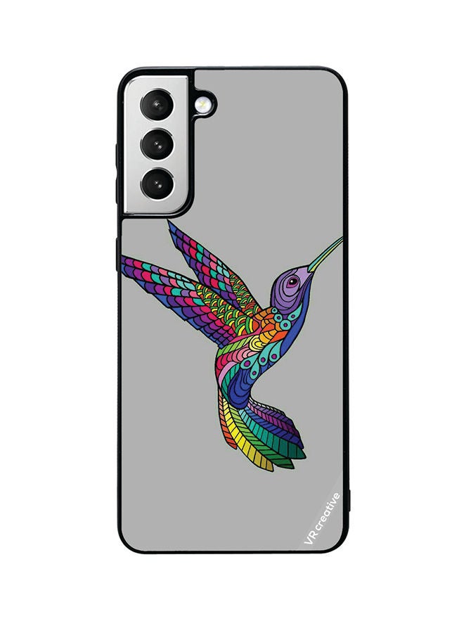 VR CREATIVE Protective Case Cover For Samsung Galaxy S22 5G Flying Bird Design Multicolour - Image 1