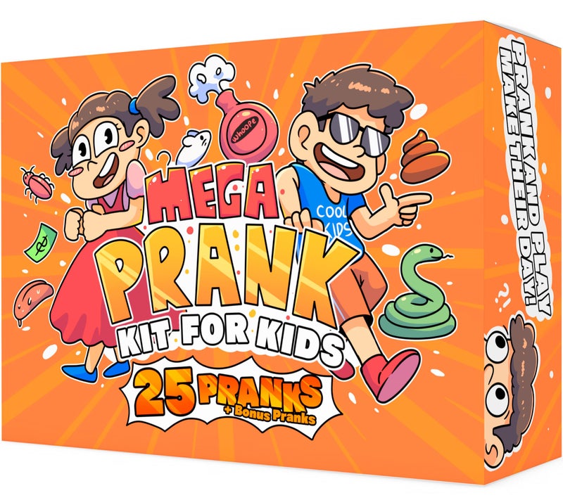 DIMROM Prank Kit for Kids 25 Gags Practical Joke Toys Prank Stuff for April Fools Ultimate Practical Jokes Gag Gifts for Kids Big Funny Toys Pack Set Box Bonus Inside - Image 2