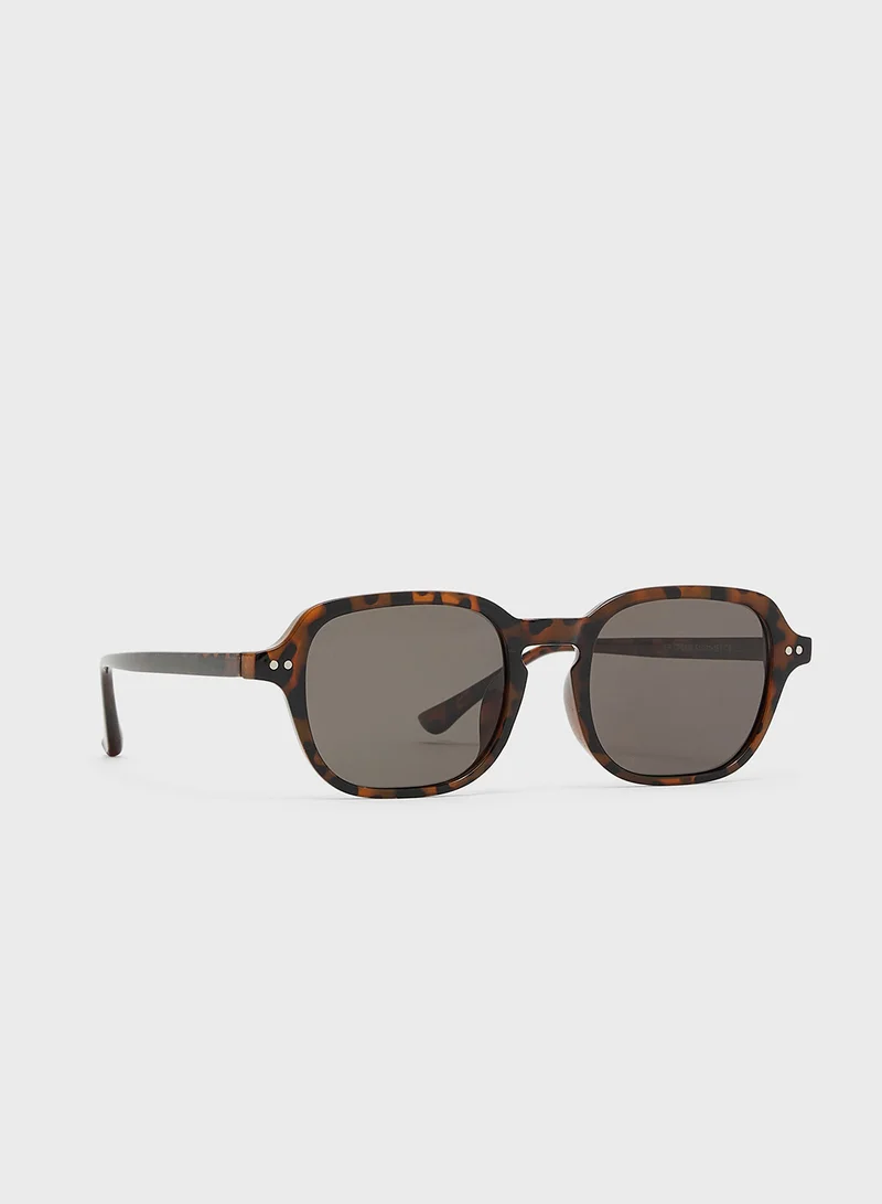 Seventy Five Polarized Lens Square Sunglasses