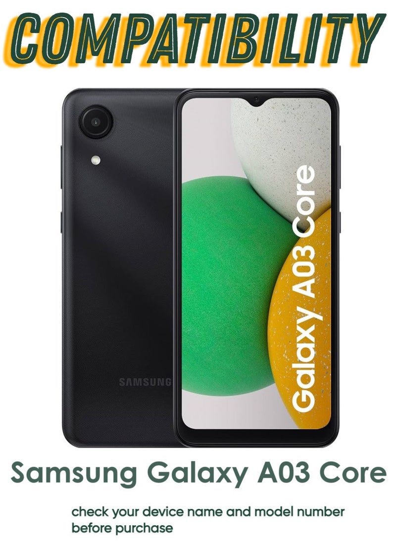 ACLIX 4 Pieces Antistatic ESD Dustproof Premium Quality High Definition Tempered Glass Screen Protector Designed For Samsung Galaxy A03 Core - Image 3