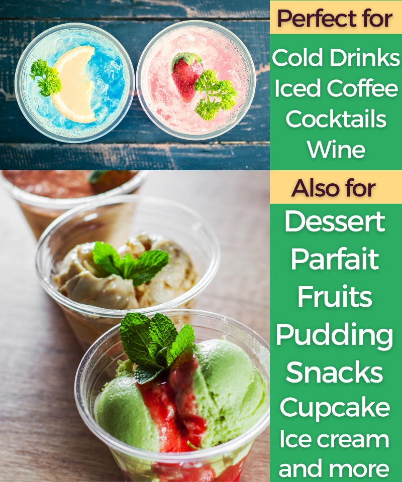 Aatriet 300 Pack 9 oz Clear Plastic Cups  9oz Clear Disposable Punch Cups Wine Glasses  Sturdy Recylable Small Drinking Cup for Wedding Party  Cocktail Cup  Plastic Tumblers for Cold Drinks - Image 5