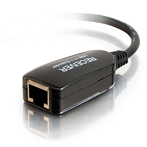 C2G Legrand - C2G USB Extender Dongle, USB Superbooster Signal Extender, RJ45 to USB Receiver Signal Booster, Black, 1 Count, C2G 29353 - Image 2
