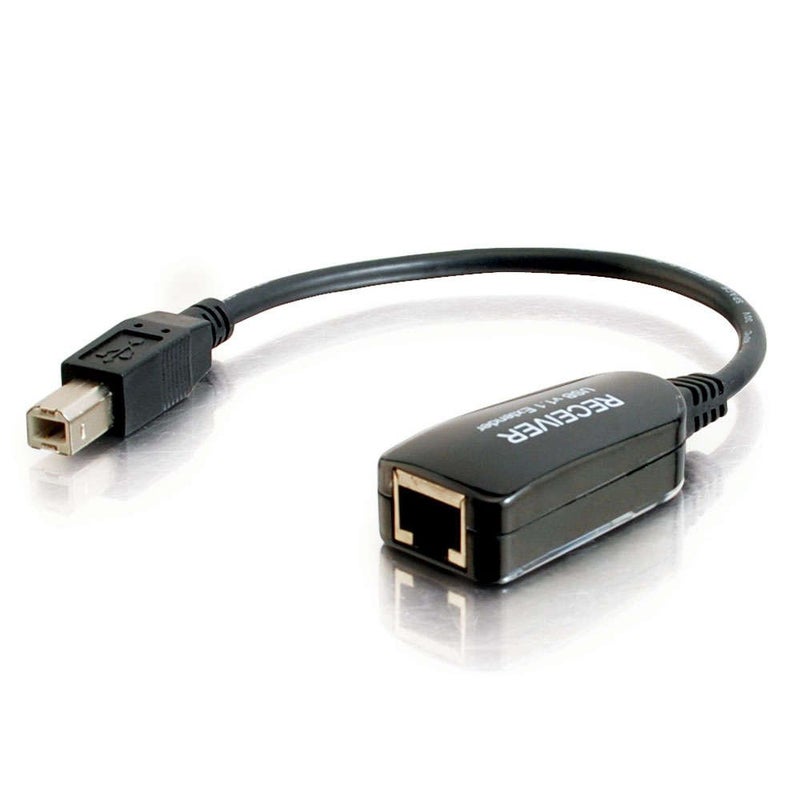 C2G Legrand - C2G USB Extender Dongle, USB Superbooster Signal Extender, RJ45 to USB Receiver Signal Booster, Black, 1 Count, C2G 29353 - Image 5