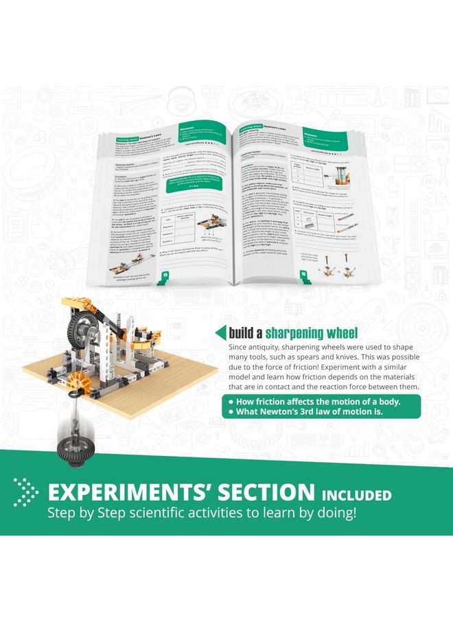 Engino Stem Toys Physics Laws: Inertia Friction Circular Motion Construction Toys For Kids 9+ Educational Toys Gifts For Boys & Girls (6 Model Options) - Image 5