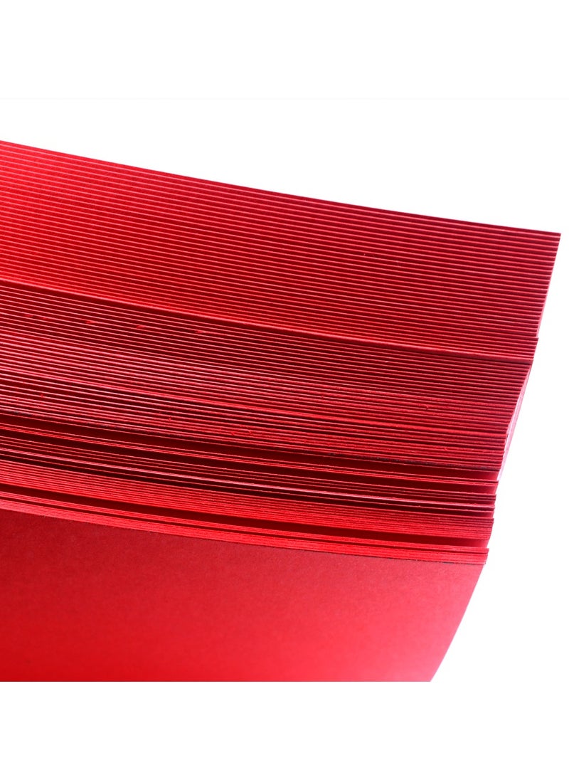 firstnock - Red Color Paper A4 250GSM 20 SheetsThick Bright Red Colored Paper,  for Art, Crafts, and Printing - Image 1