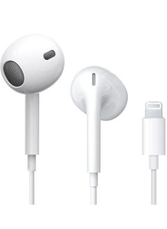 Lightning Headphone Wired for iPhone 14[Apple MFi Certified] Built-in Microphone & Volume Control, in-Ear Stereo Headset Compatible with iPhone 13 Mini/SE/12 Pro/12Pro Max/11/X/8 7-All iOS System