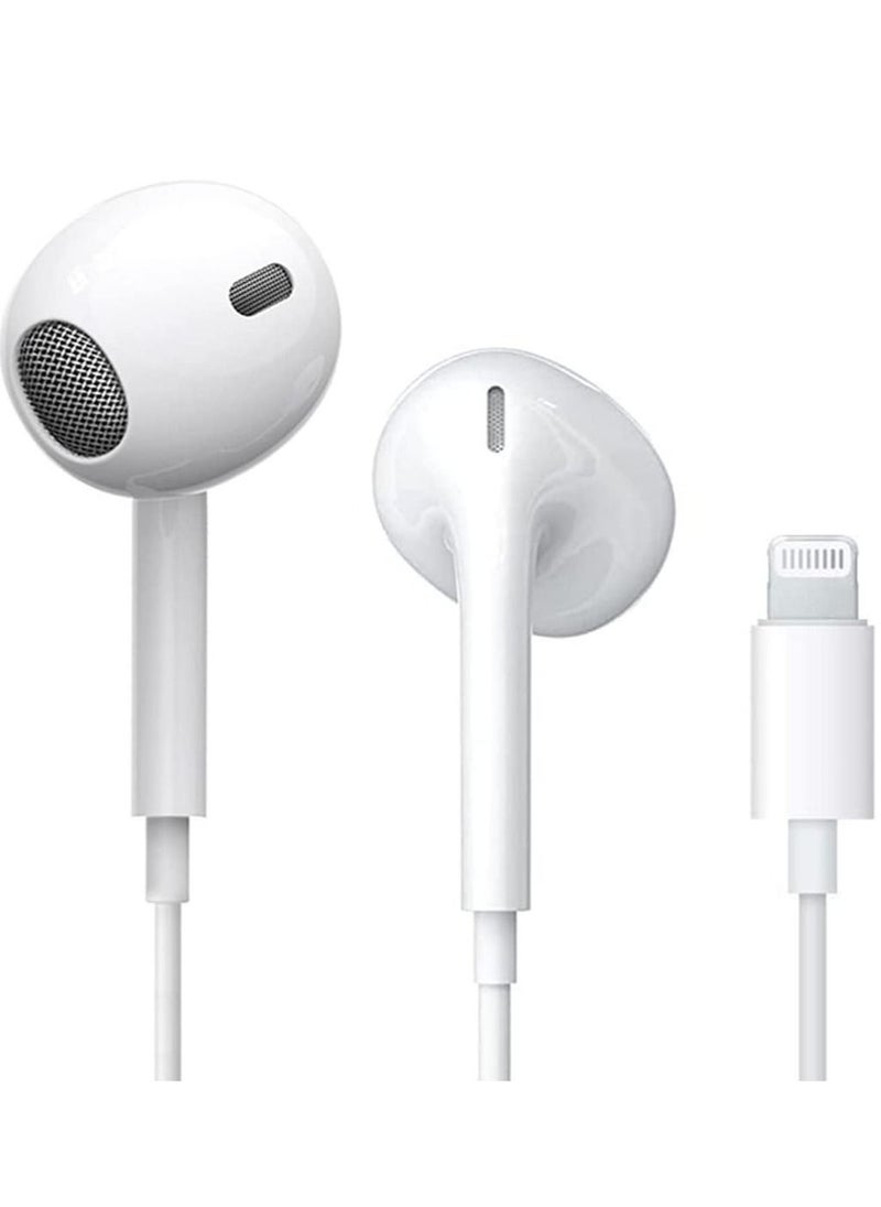 Generic - Lightning Headphone Wired for iPhone 14[Apple MFi Certified] Built-in Microphone & Volume Control, in-Ear Stereo Headset Compatible with iPhone 13 Mini/SE/12 Pro/12Pro Max/11/X/8 7-All iOS System - Image 1