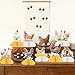 Funmemoir Chicken Party Decorations 8PCS Chicken Honeycomb Centerpieces Farmhouse Chick Hen Rooster Party Table Decorations for Farm Animals Barnyard Birthday Baby Shower Party Decorations - Image 4