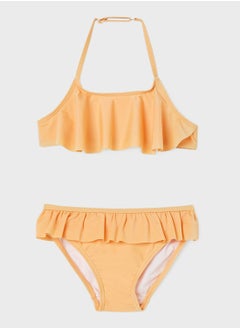 NAME IT Kids 2 Pack Frilly Halter Bikini  - Image 1