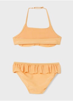 NAME IT Kids 2 Pack Frilly Halter Bikini  - Image 2
