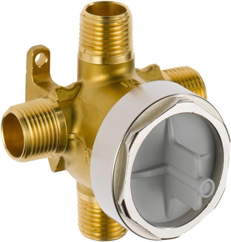 Faucet R11000 3-Setting and 6-Setting Custom Shower Diverter Valve Kit, Rough-In Kit for Shower Trim Kits, Brass Construction, R11000