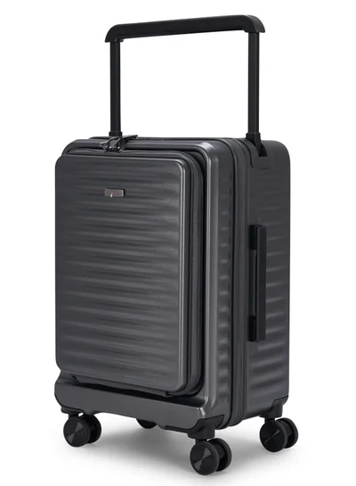 LIMRA Travel Bag From Limra Made Of PC Cabin Carry Check-In Luggage Trolley Size 20 inch Color Grey