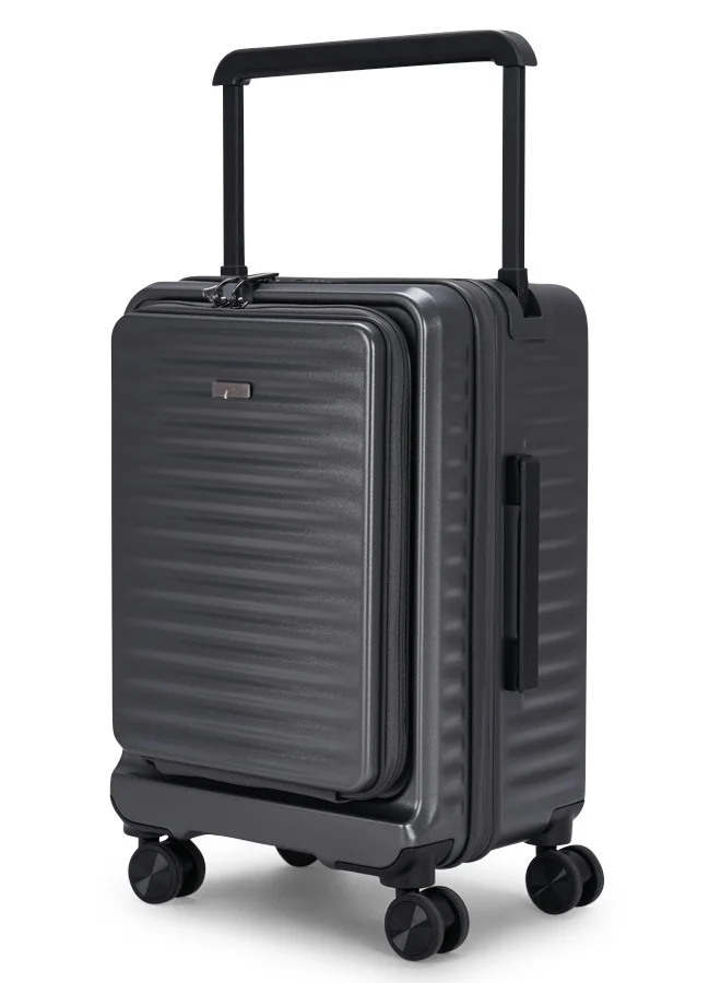 LIMRA Travel Bag From Limra Made Of PC Cabin Carry Check-In Luggage Trolley Size 20 inch Color Grey
