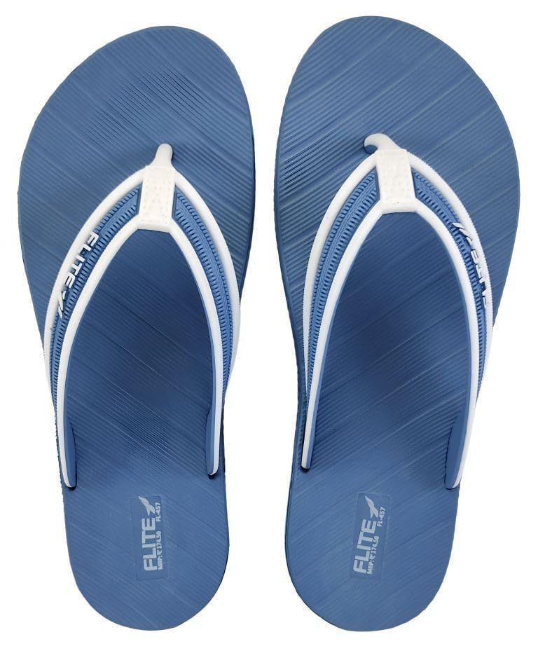 FLITE Women's Slippers || Comfortable Slip-Resistant Bathroom Flipflops (Navy, 3) - Image 4
