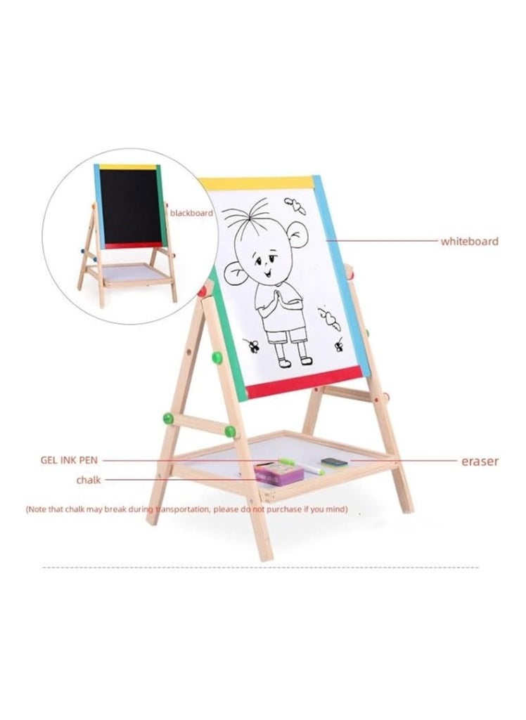 TOYBOX Adjustable Wooden Creative Compact Size Light Weight Drawing And Writing Board 65.5x36.5cm  - Image 4