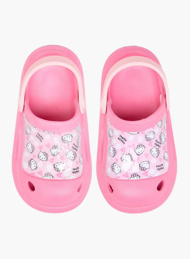 Hello Kitty Girls Clogs with Backstrap - Image 1