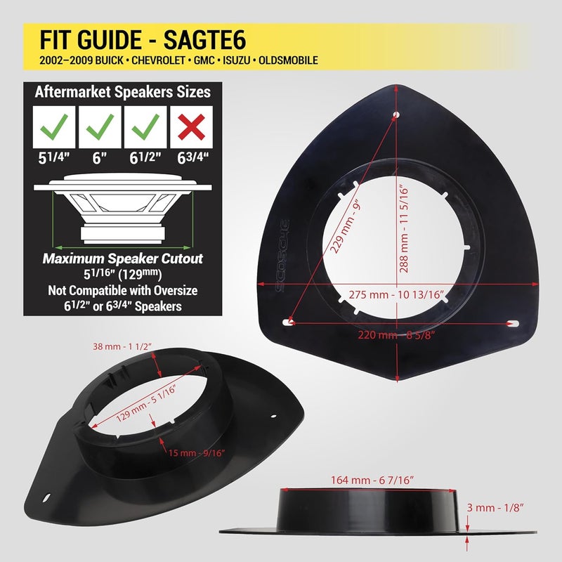 Scosche Speaker Adapters for Select GM Vehicles - Image 5