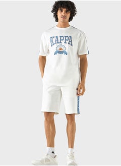 Kappa Logo Print Drawstring Shorts  - Image 4
