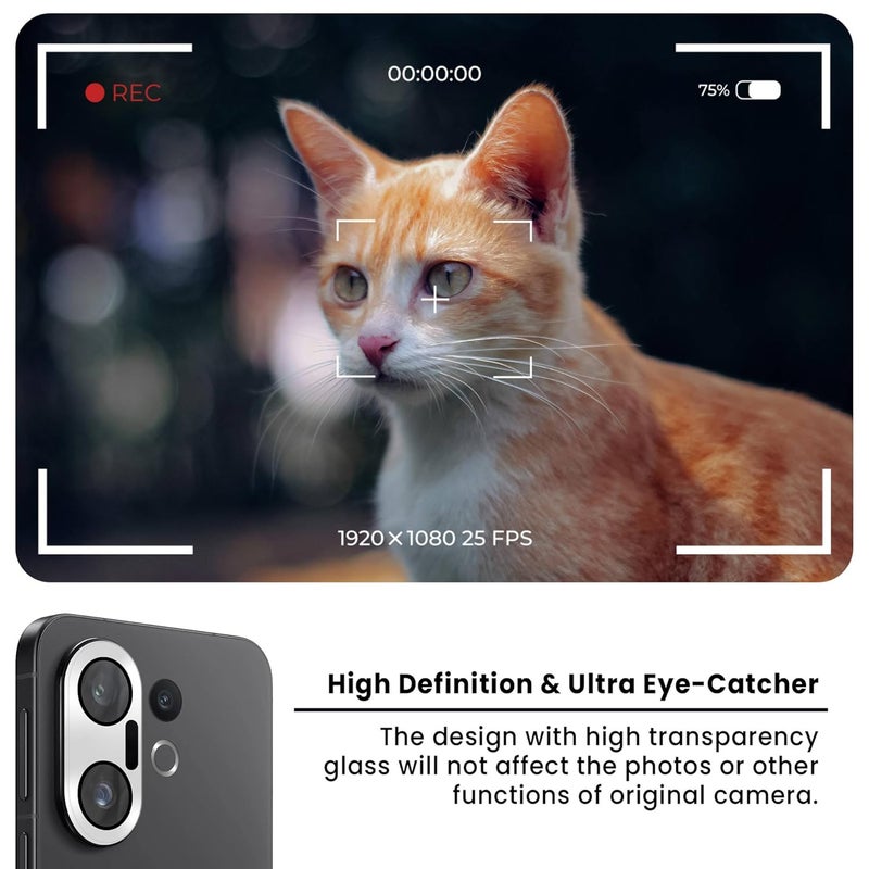 FIRST MART Premium Camera Lens Protection For Vivo X200 FE (6.31 Inches) With Edge-to-Edge Protector Coverage and Installation Kit |Silver, Pack of 1 - Image 4