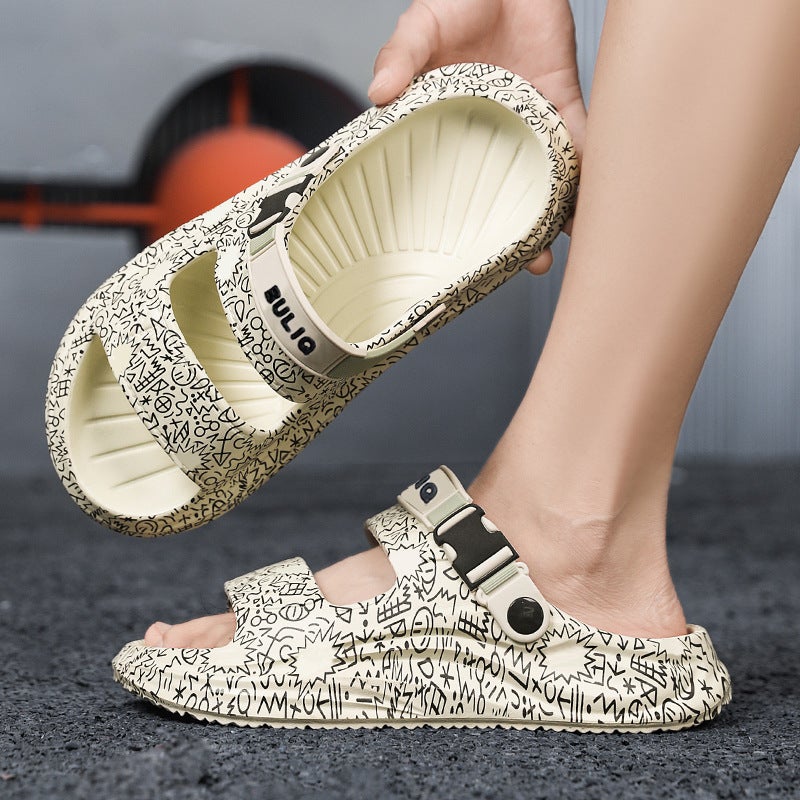 Children'S Shoes For Summer, Non-Slip Slip-Ons For Couples, Boys And Girls, Eva Beach Shoes, Unisex Sandals - Image 1