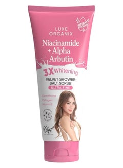 LUXE ORGANIX Luxe organix niacinamide + alpha  arbutin body salt 