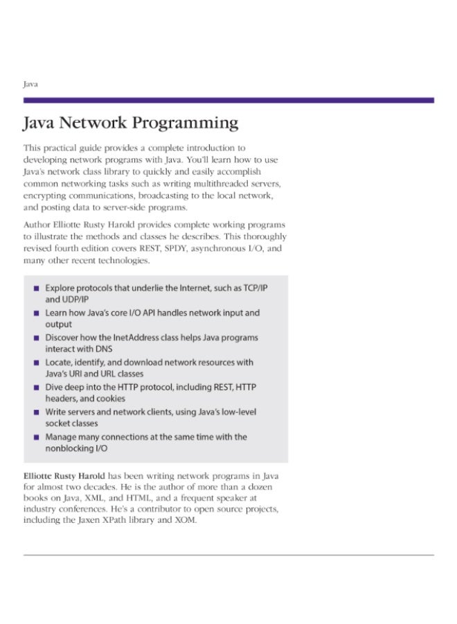 Java Network Programming: A Comprehensive Guide to Developing Networked Applications (4th Edition) - Image 2