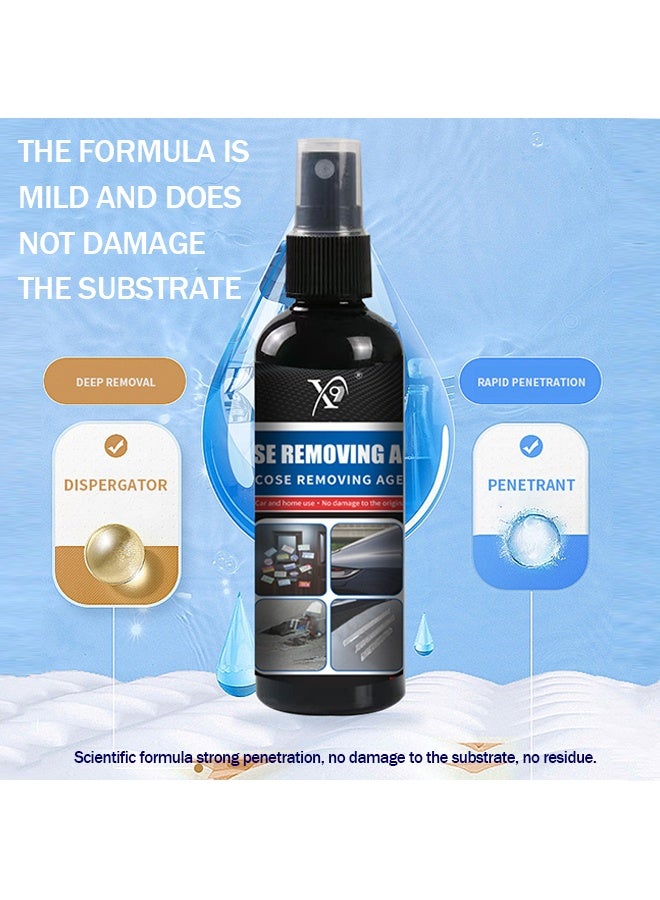 X9 Adhesive Remover Cleaner Spray for Removing Decals Stickers Tape Labels Glue Residue on Vehicles Boats RVs Brick Concrete Wall Window Furniture and More 100ml - Image 4