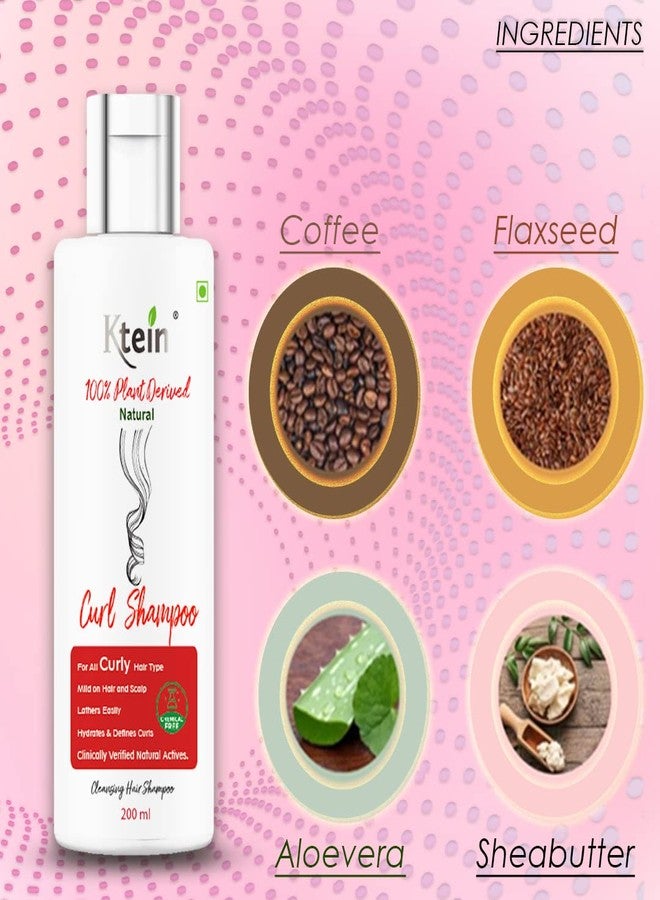 ktein natural 100% plant derived curl shampoo & conditioner combo(200ml) - Image 2