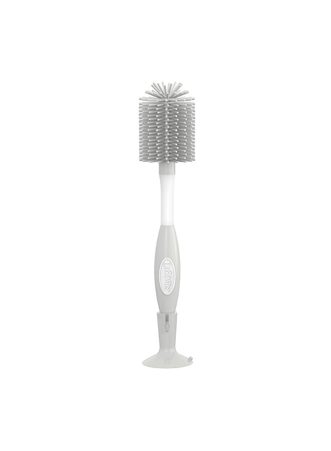 Dr. Brown’s Soft Touch Bottle Brush, Gray - Image 1