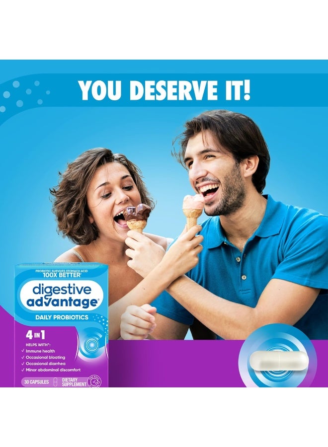 Digestive Advantage Daily Probiotic Capsule - 30 Capsules - Image 5