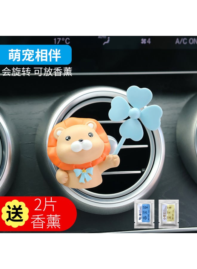 Ruijie New Car Ornaments Cartoon Doll Car Air Outlet Decoration Small Aircraft Cute Pet Aromatherapy Car New