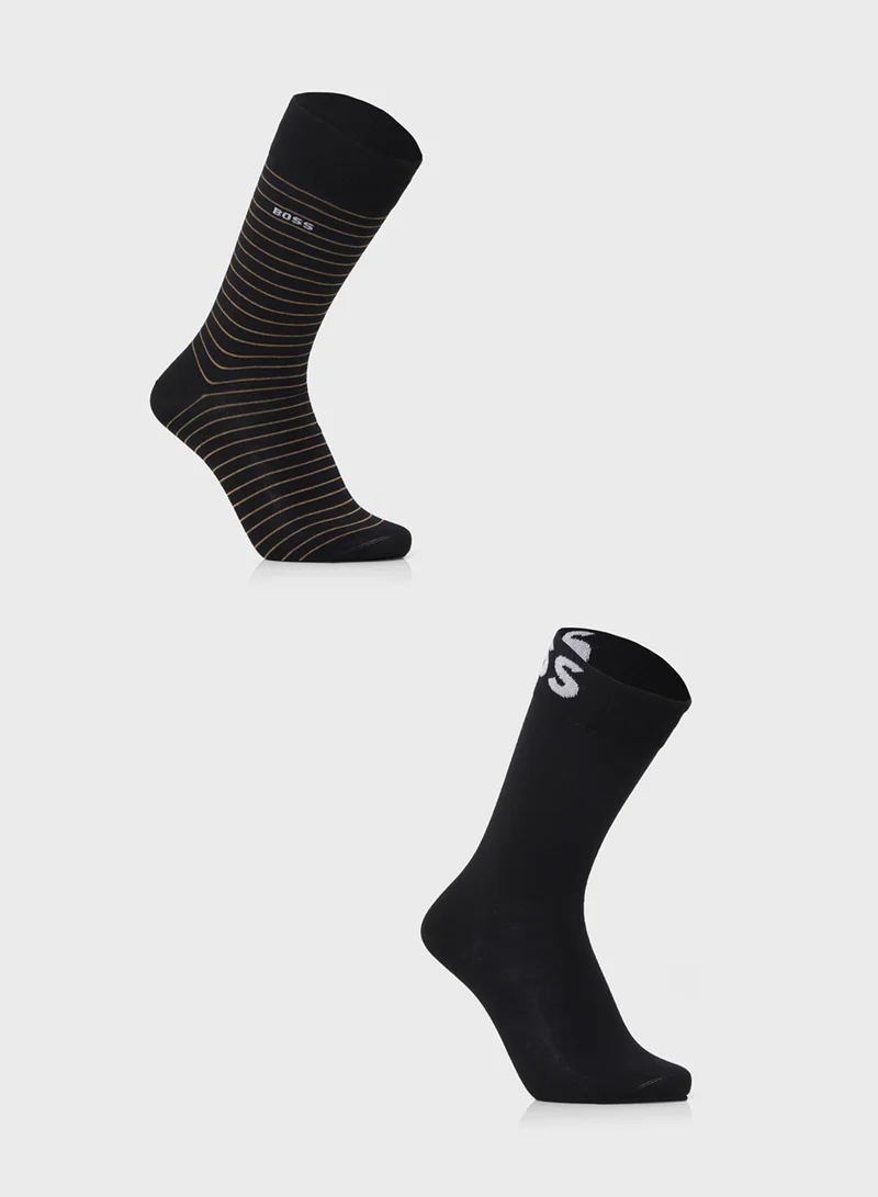 BOSS 2 Pack Regular Socks