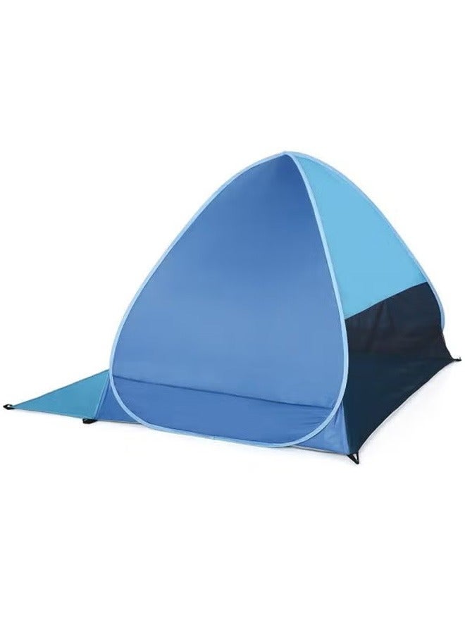 BLOOMING TIME Automatically Pop Open The Tent, Beach Shade, Moisture-Proof, Blue  - Image 3