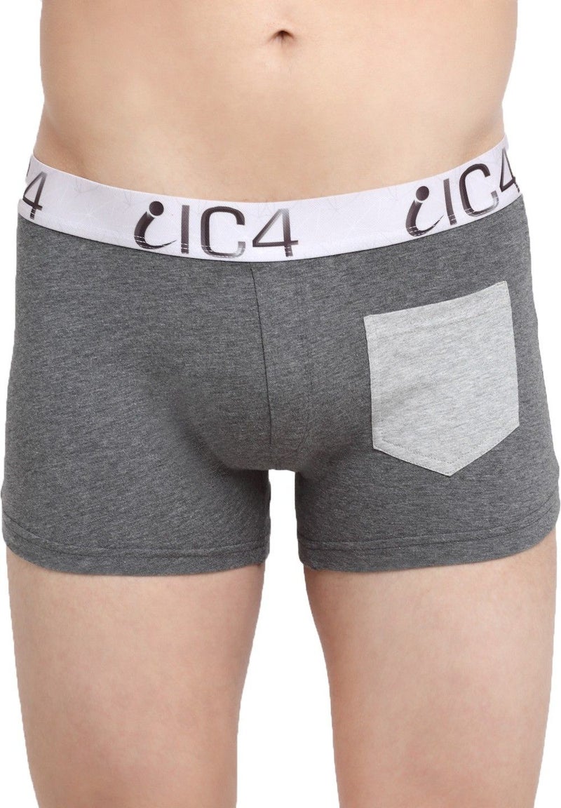 IC4 Store Men's Pocket Trunk Combo Pack of 2 - Charcoal and Red - Image 2