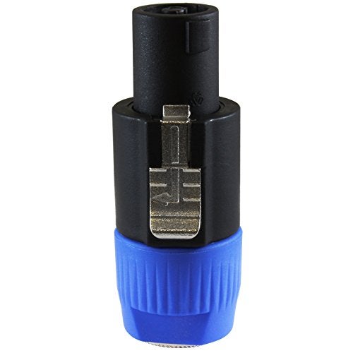 GLS Audio Speaker Plug Adapter 1/4" to Twist Lock 4 Pole & 2 Pole - Compatible with Neutrik Speakon NA4LJ, NA4LJX, NL4MP, NL4MPR, NL4FC, NL4FX, NL4 & NL2 Series, NL2FC, Speak-On - 2 Pack - Image 4